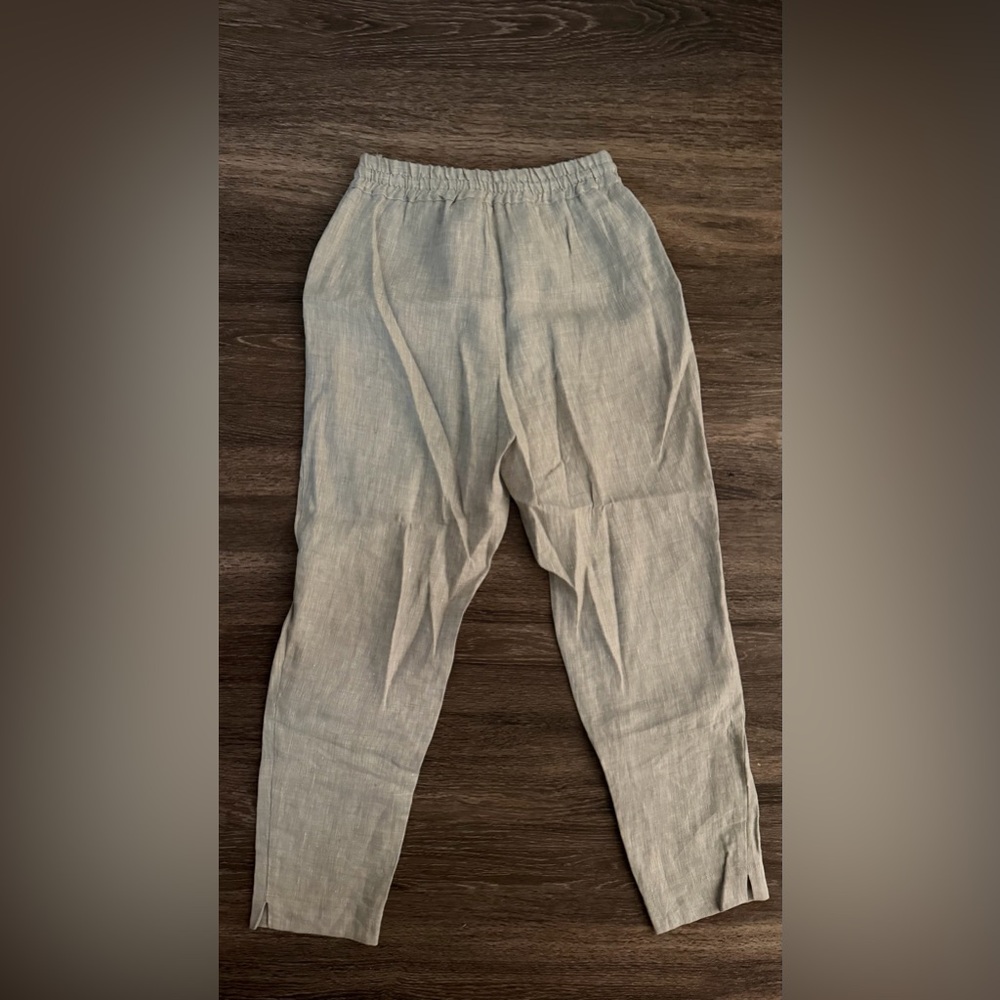 Magic Linen 100% Linen Drawstring Pants - Picture 3 of 3